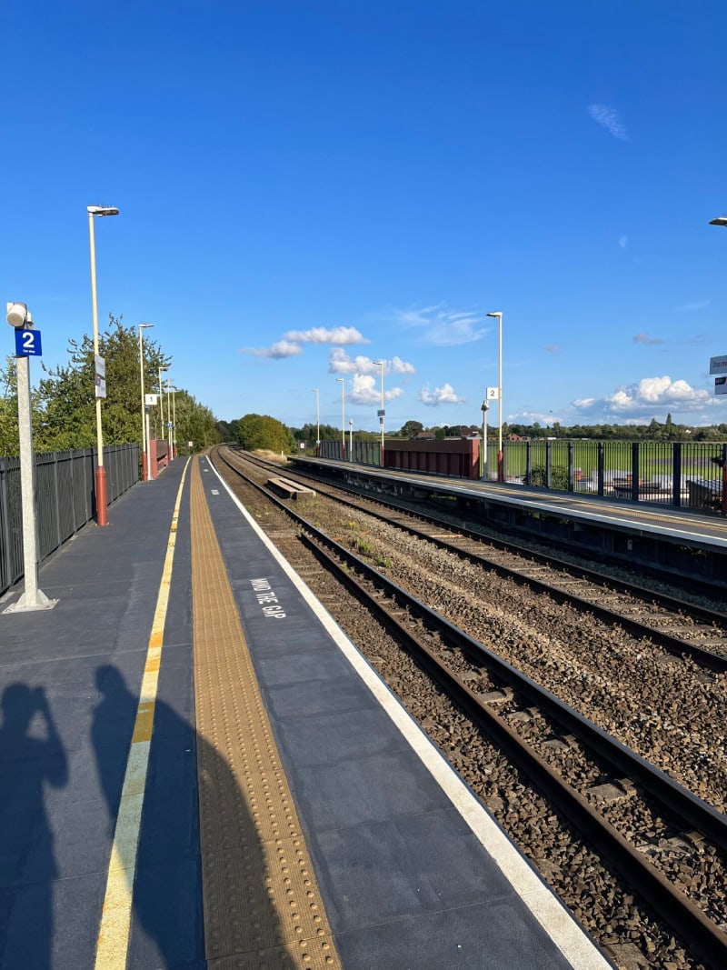 Train station platform